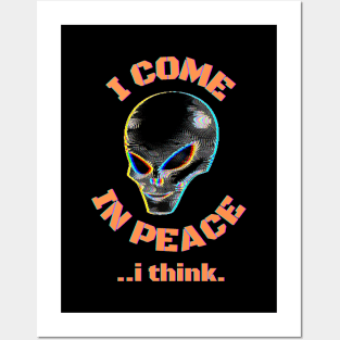 Funny Alien Posters and Art